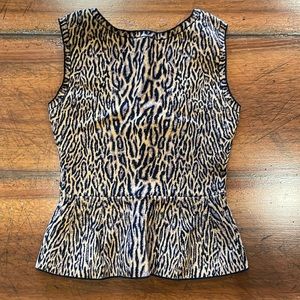 BCBG MAXAZRIA | peplum top | xxs